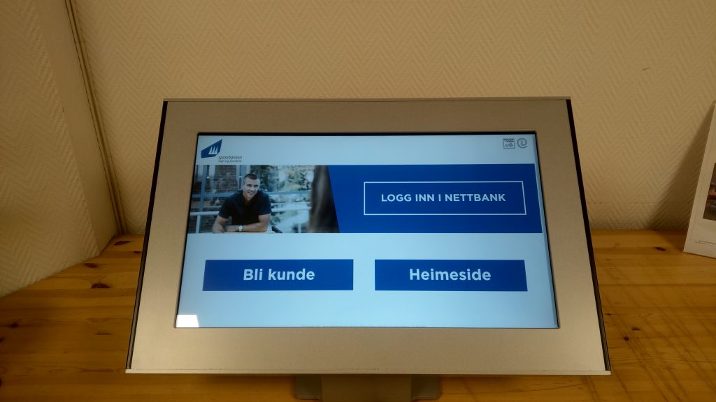 Procon Nätbanksterminal Table med insynsfilter
